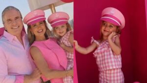 Ana Paula Siebert faz festa de aniversário para boneca da filha