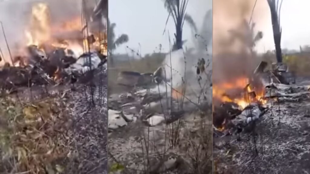 Avião que caiu no Mato Grosso deixou cinco vítimas