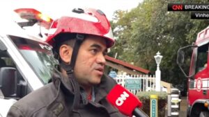 Bombeiro fala sobre queda de avião