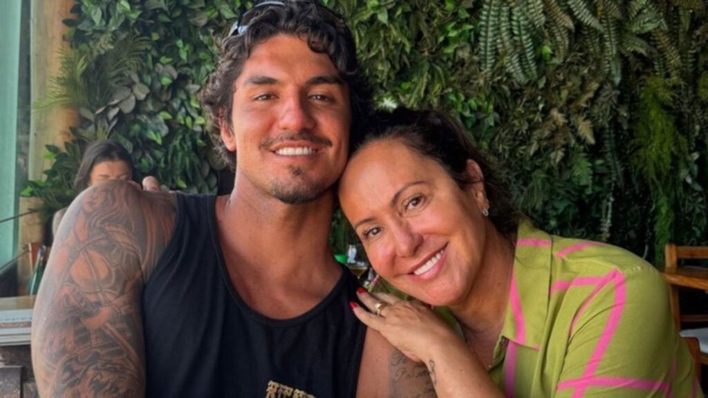 Gabriel Medina e a mãe voltaram a se falar depois do distanciamento