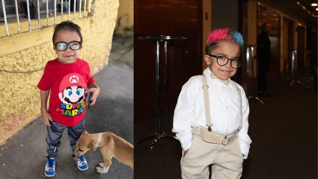 Criança de 8 anos mostra como leva vida com doença rara