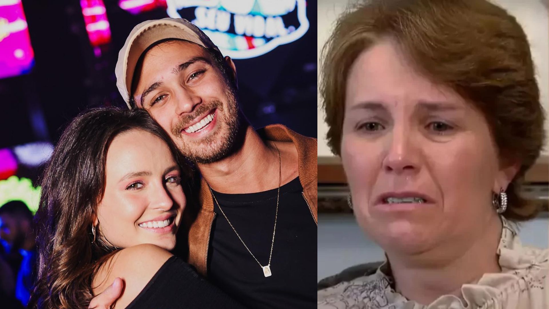 Montagem de foto de Larissa Manoela com o noivo e a m&atilde;e