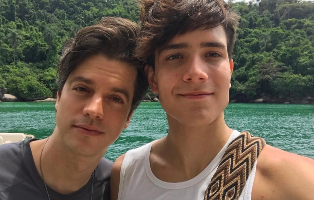 Fernando Groisten e namorado