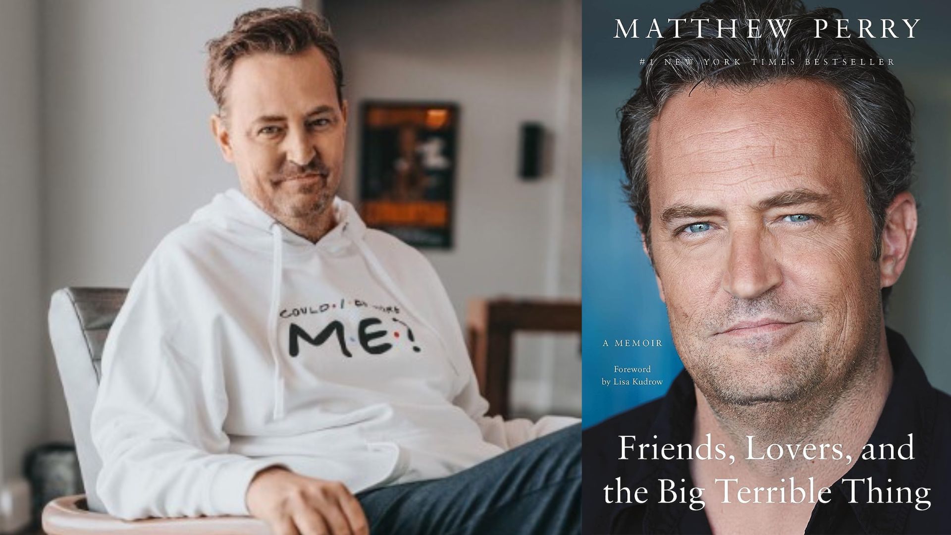 Matthew Perry e seu livro "Amigos, Amores e Aquela coisa Terr&iacute;vel