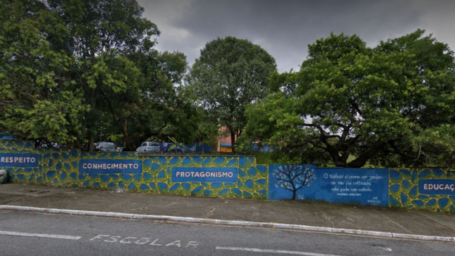 Fachada da Escola Estadual Sapopemba