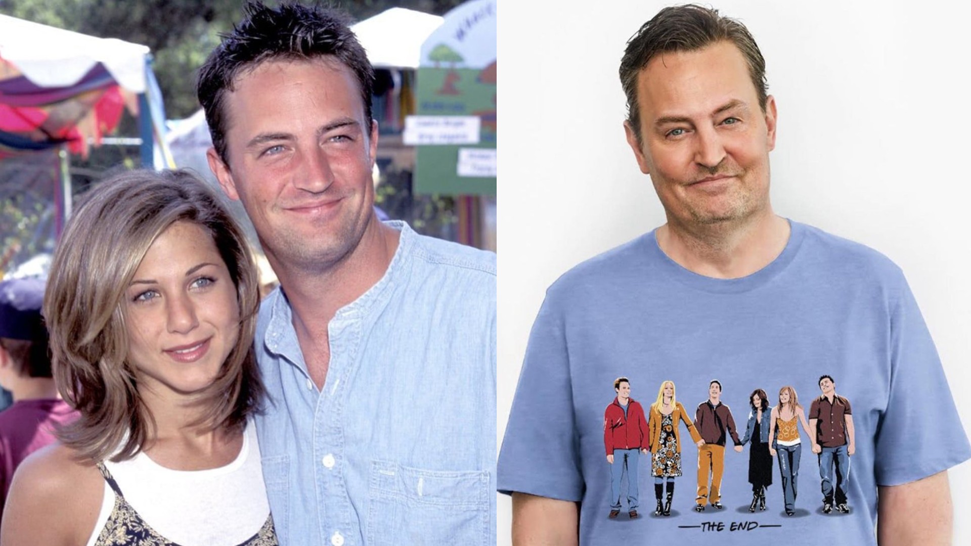 Matthew Perry, Jennifer Aniston, Chandler Bing e Rachel Friends