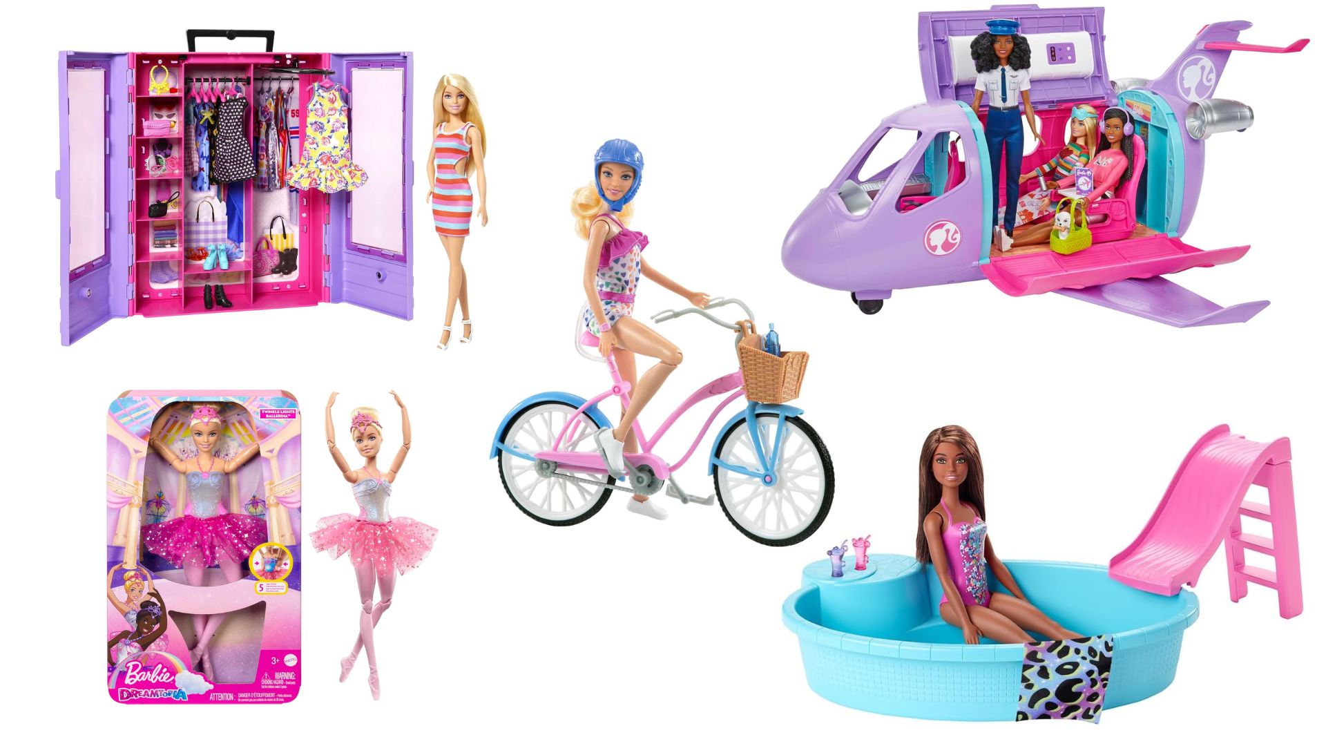 Brinquedos da Barbie com desconto na Black Friday (Fotos: Divulga&ccedil;&atilde;o / Amazon) 