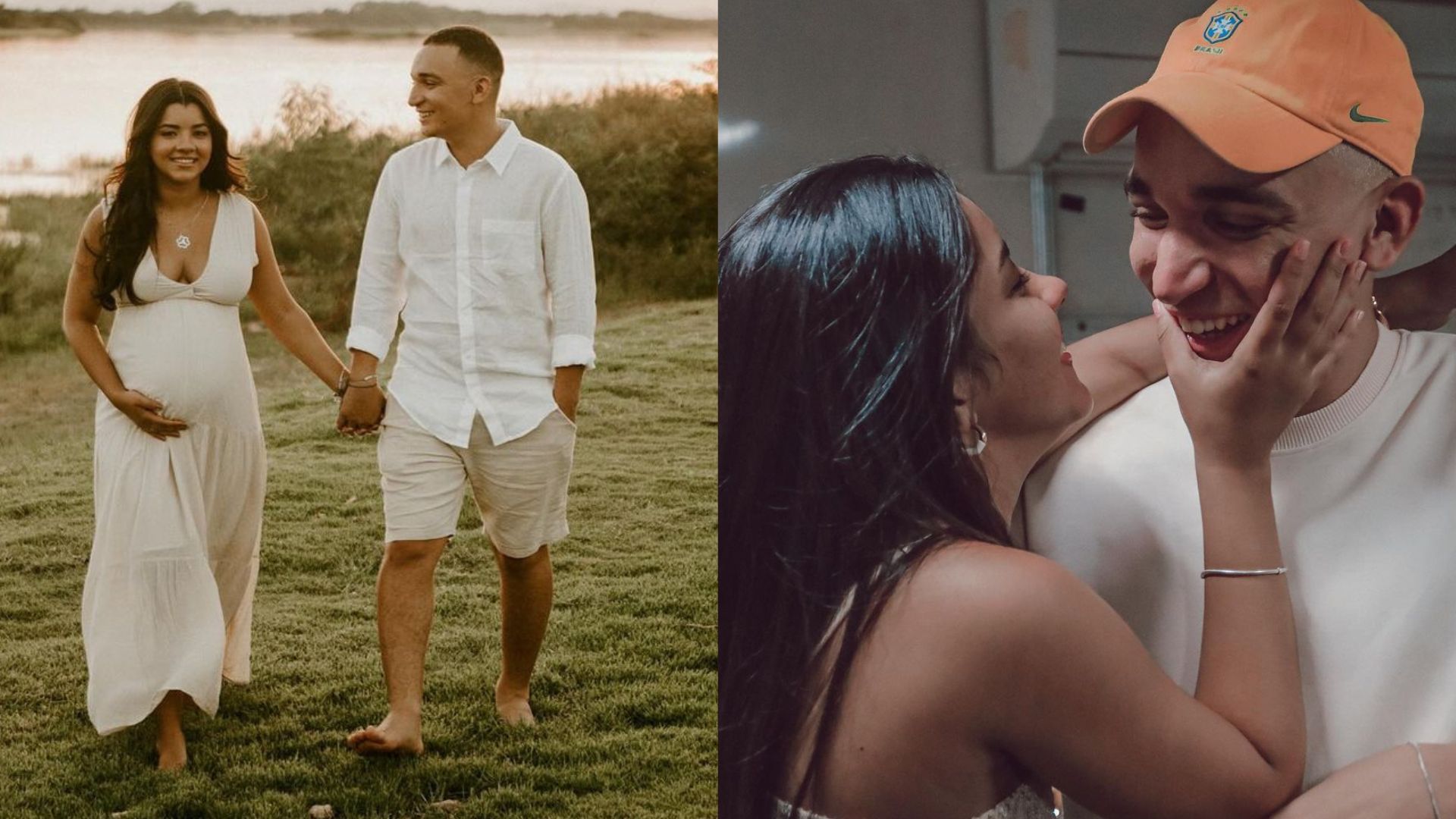 Jo&atilde;o Gomes e namorada, Ary Mirelle, gr&aacute;vida do primeiro filho do casal, Jorge