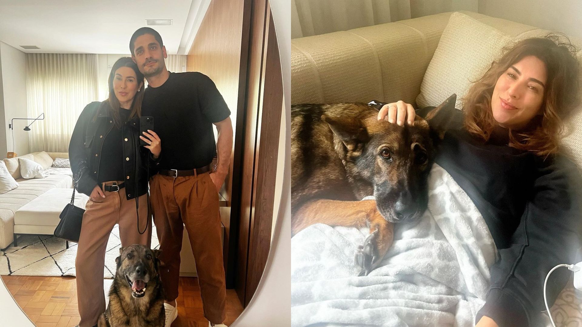 Fernanda Paes Leme com Victor Sampaio