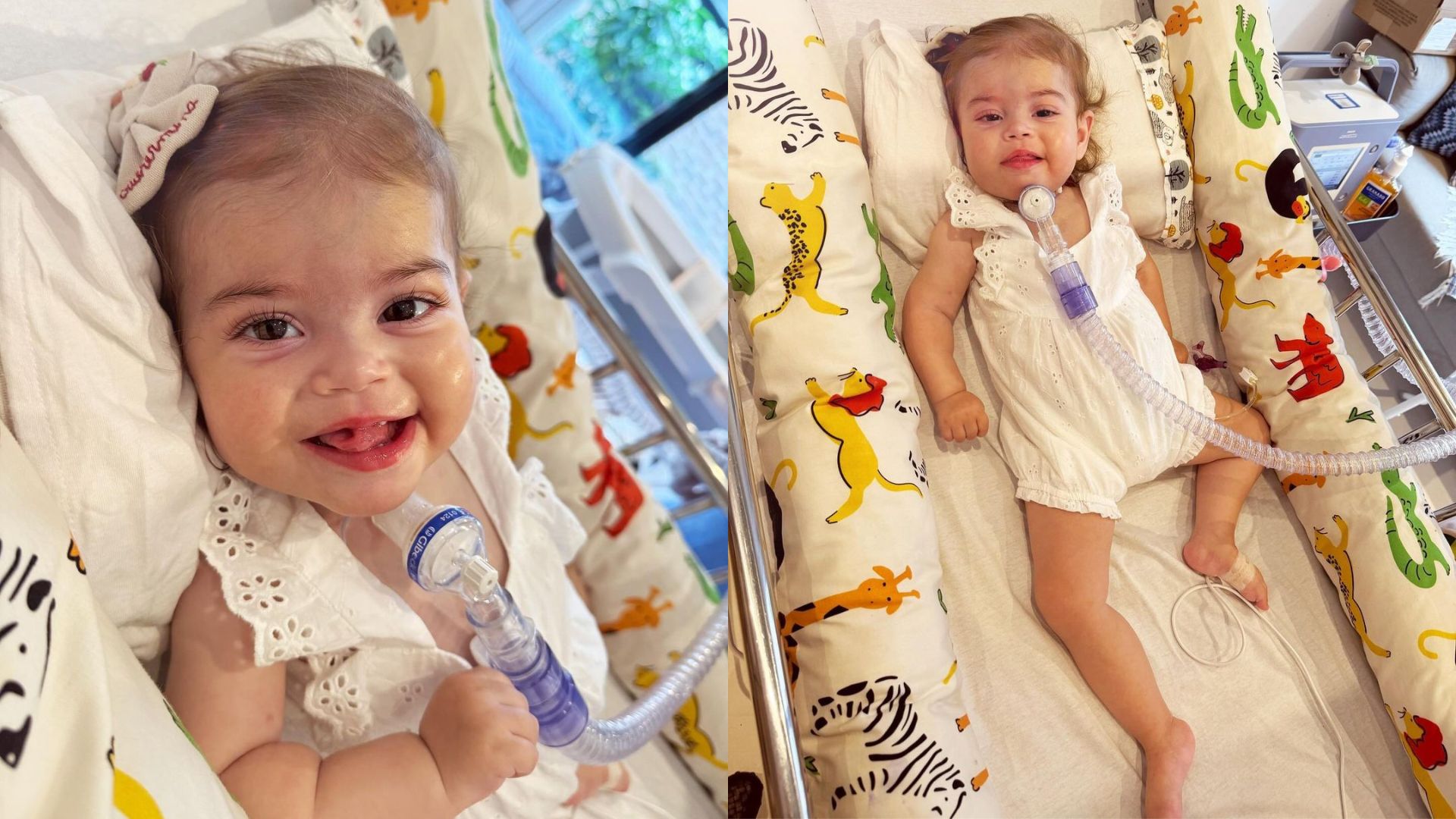 Filha Juliano e Leticia Cazarr&eacute;, Maria Guilhermina, internada