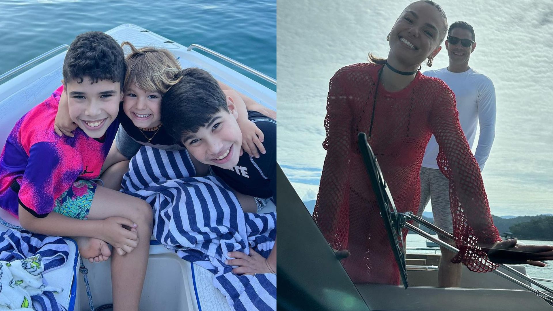 Isis Valverde, Marcus Buaiz e os filhos