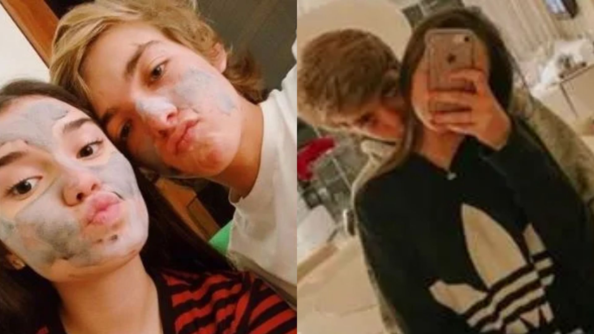 Joaquim Huck e a namorada Manoela Esteves