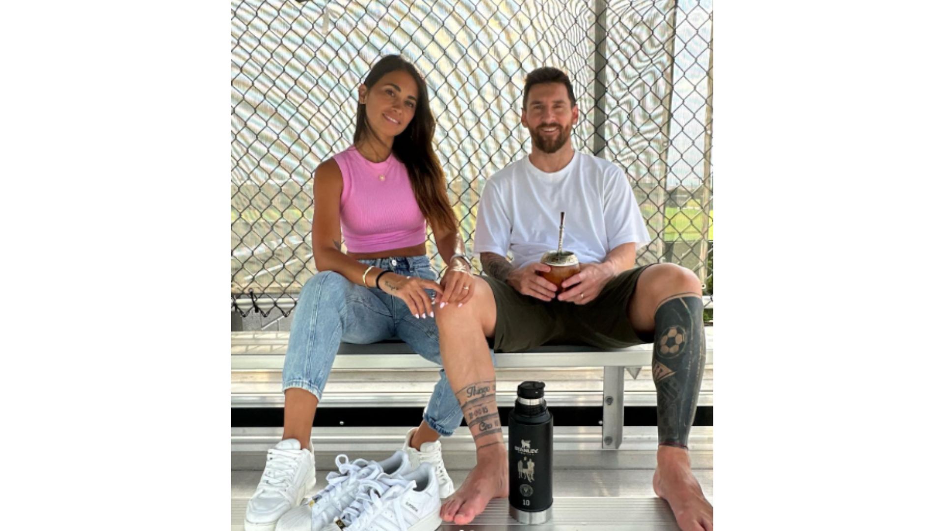 messi e esposa