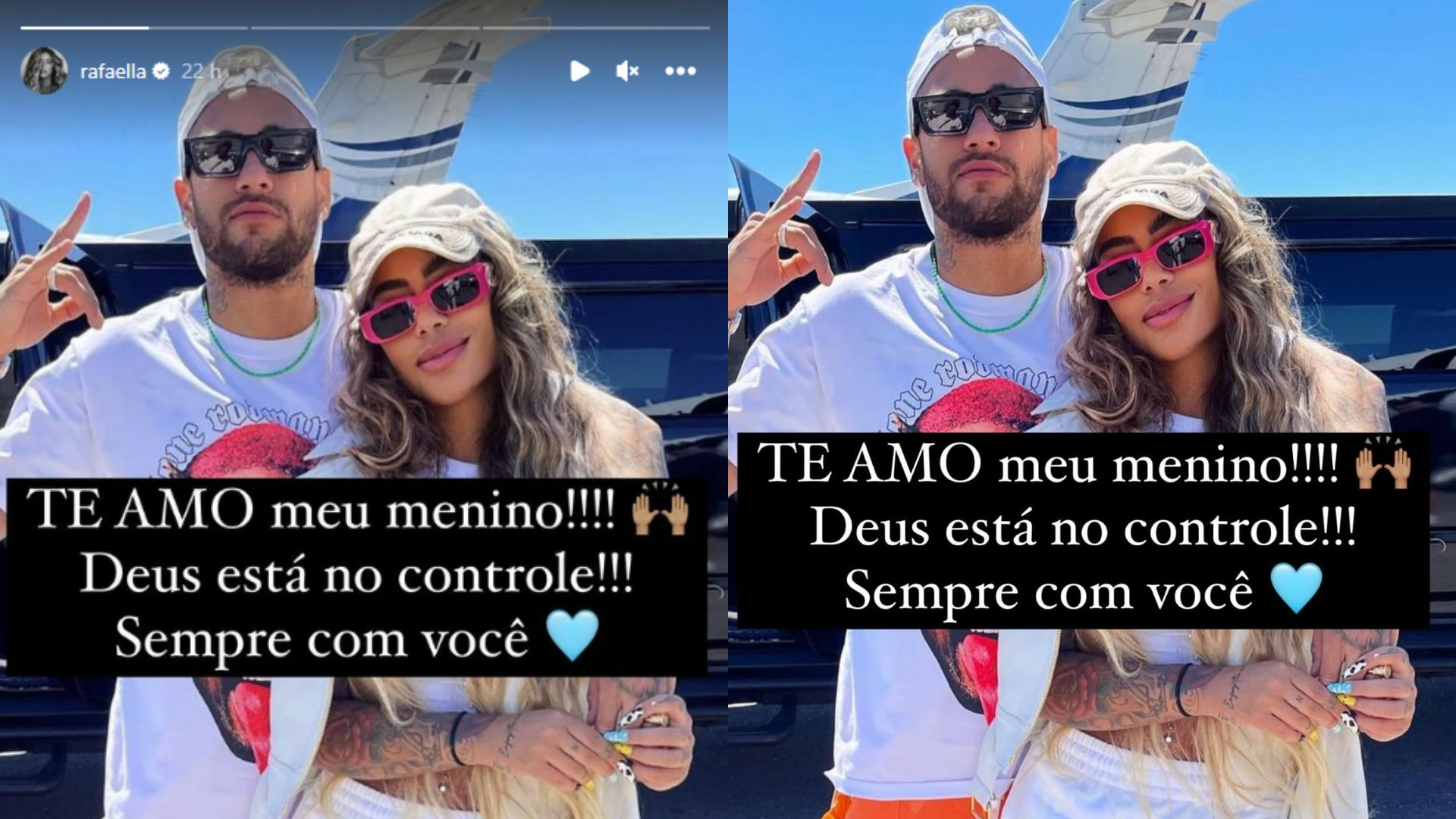 Story de Rafaella Santos, irm&atilde; de Neymar Jr.