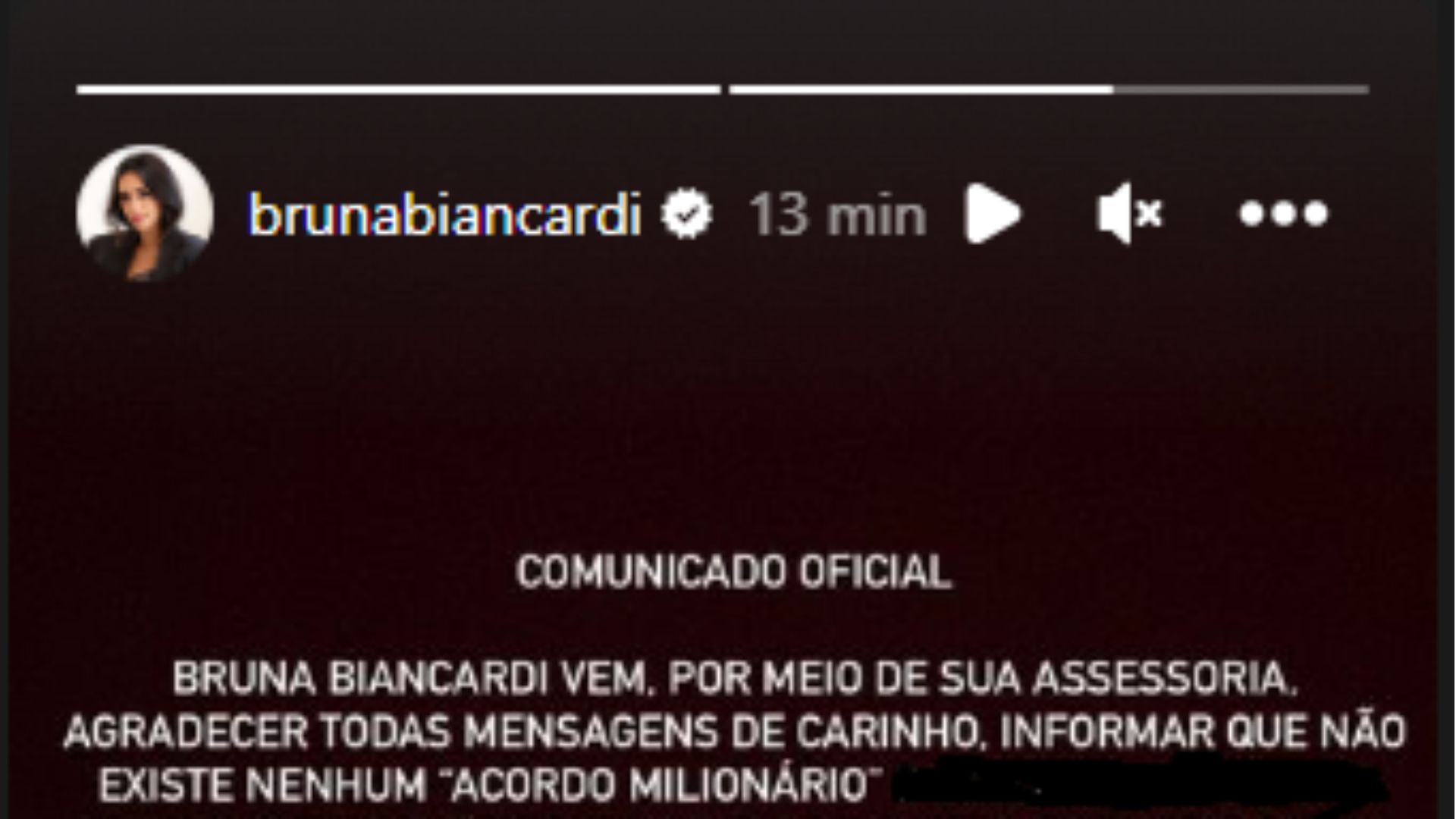 Storie Bruna Biancardi acordo Neymar