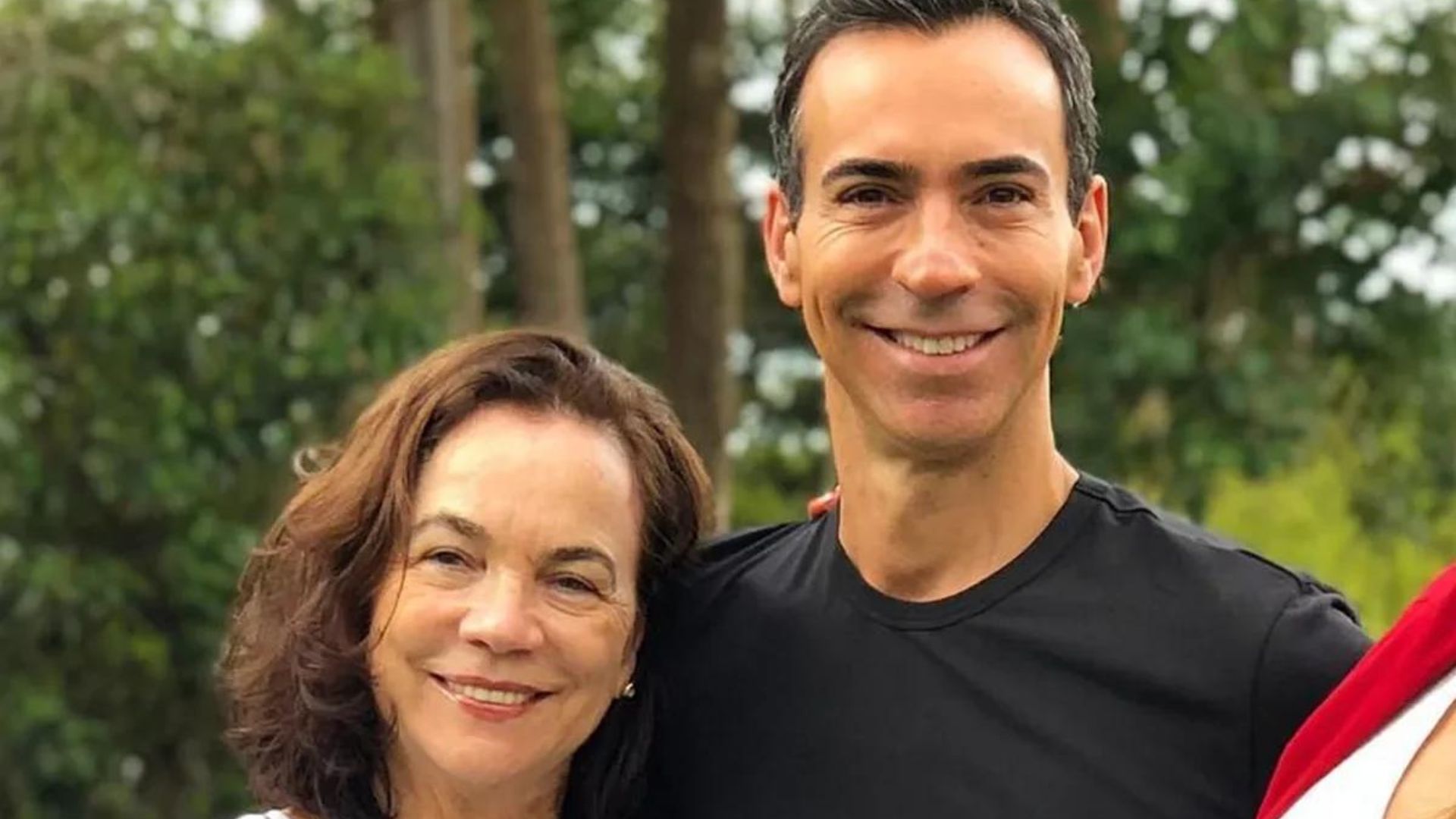 Cesar Tralli e a m&atilde;e