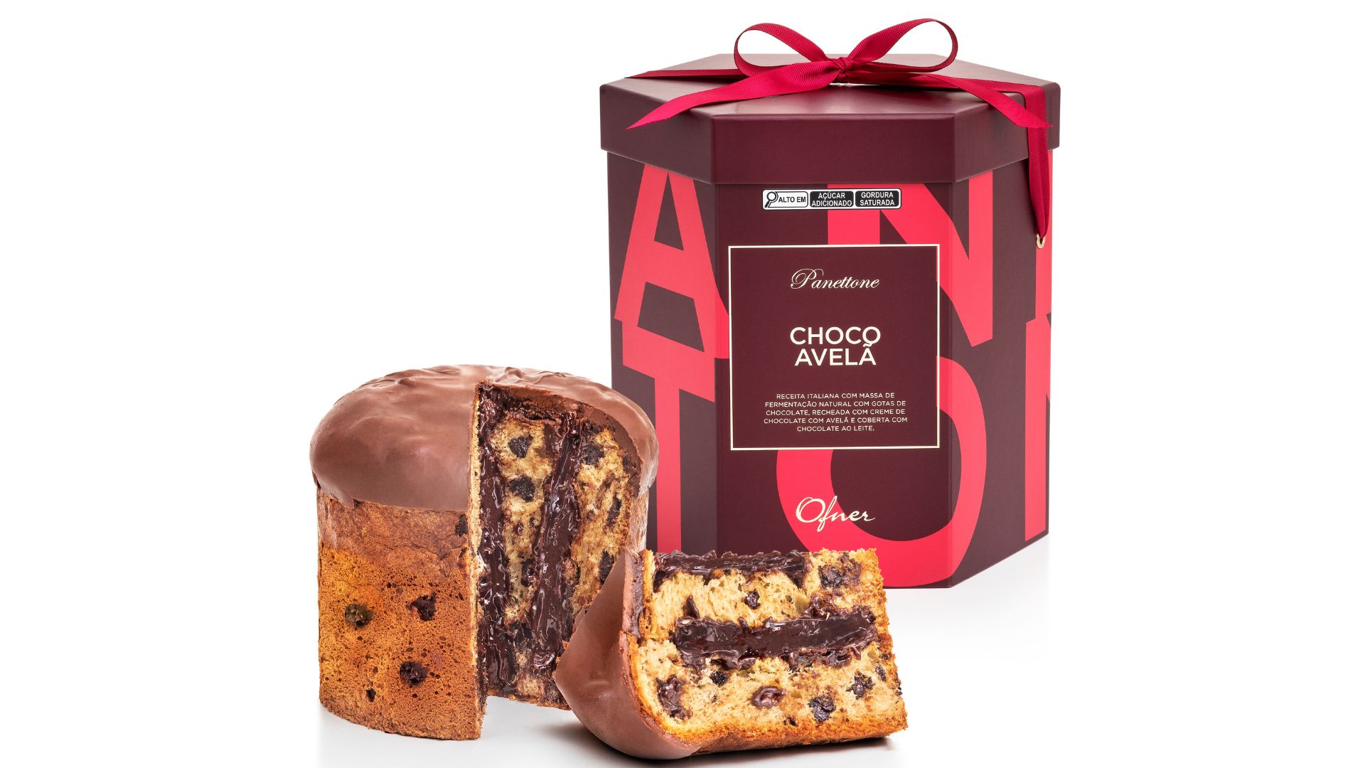 Panettone Choco Avel&atilde;, da Ofner