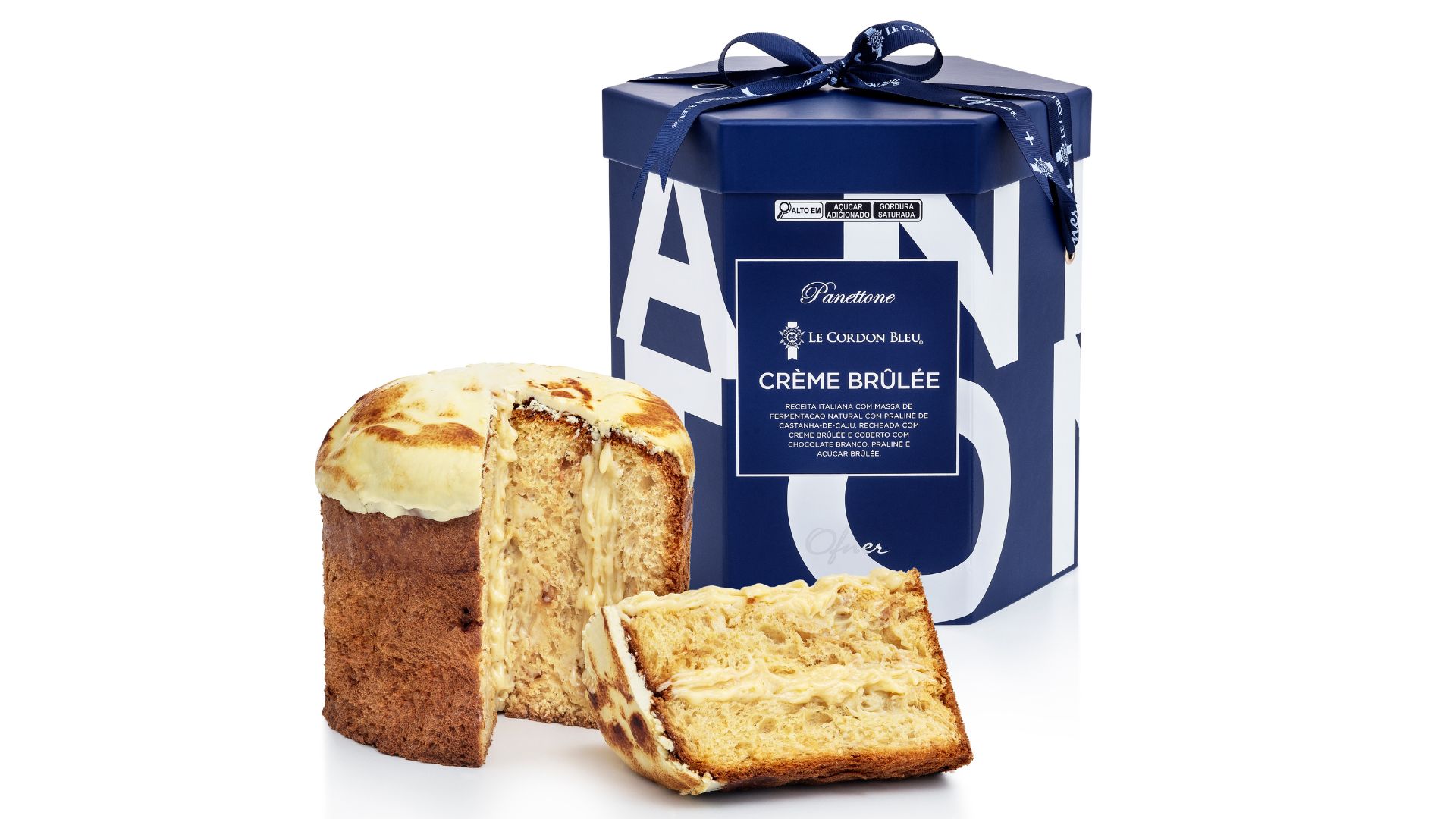 Panettone Creme Br&ucirc;l&eacute;e, da Ofner e Le Cordon Bleu