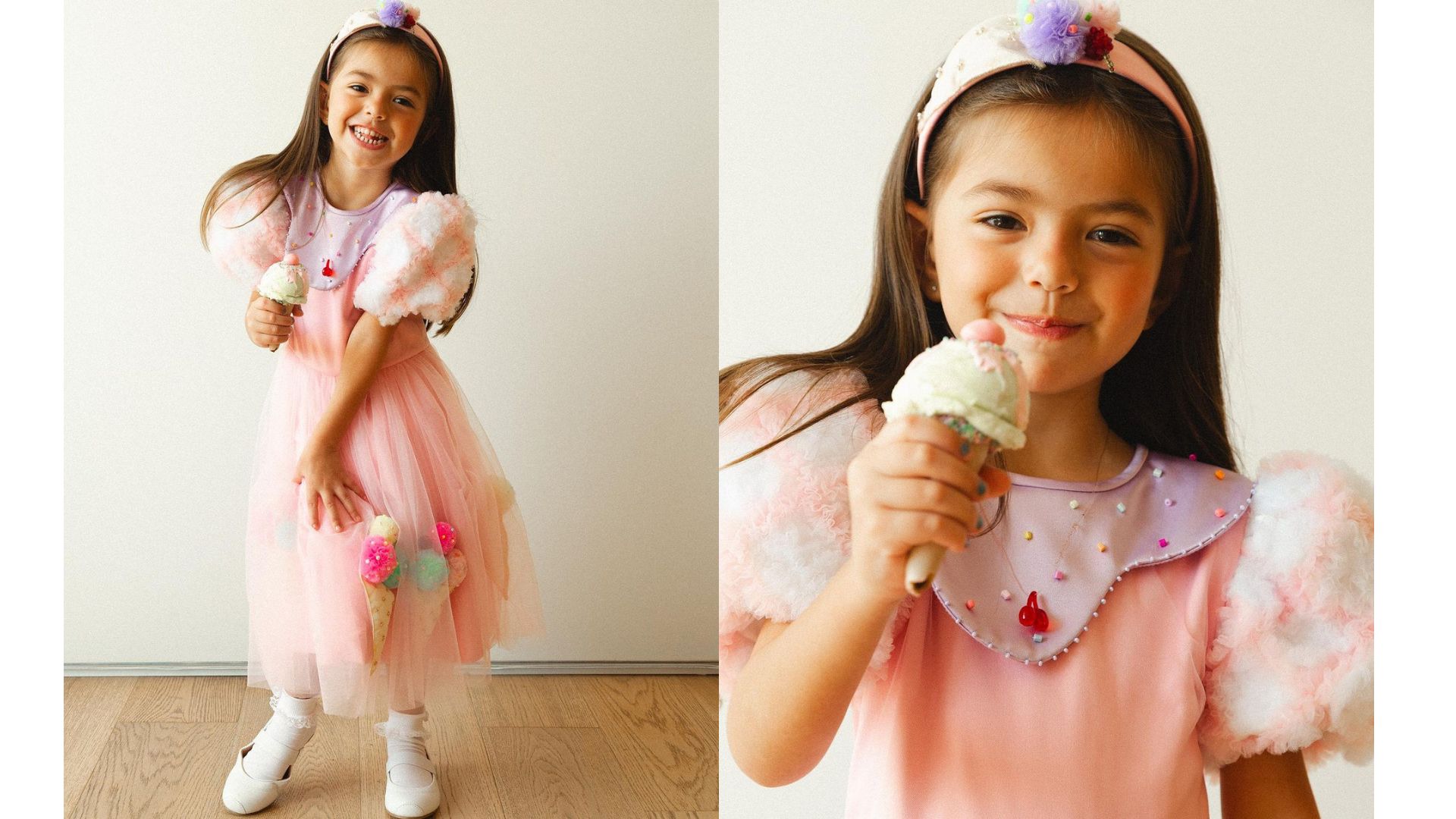 Crian&ccedil;a posando para uma foto