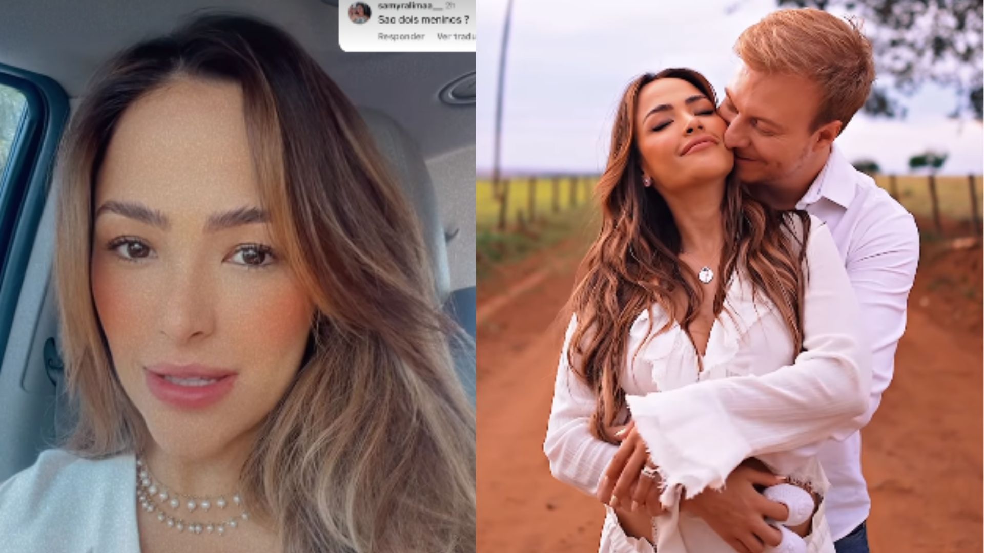 Montagem Gabi Luthai e Teo Tel&oacute;