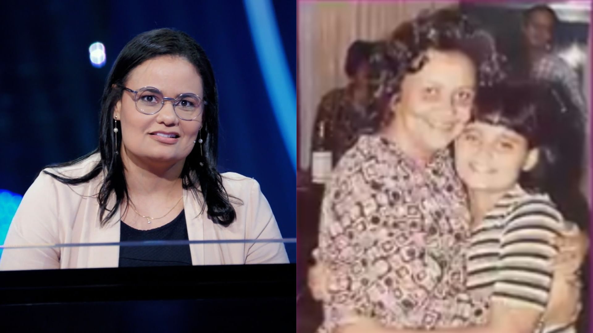 Jullie Dutra, primeira ganhadora do valor cheio de Quem Quer Ser Um Milionário, e a mãe Marise Franquelino Dutra, que faleceu em 2013 vítima de AVC