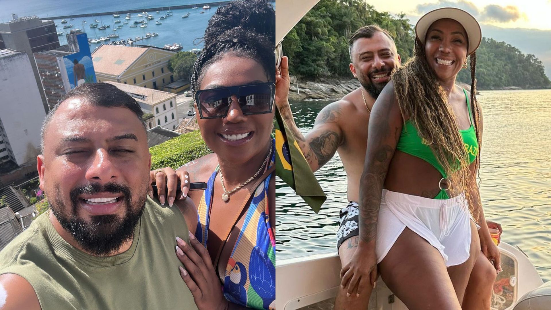 M&atilde;e e padrasto de Ludmilla