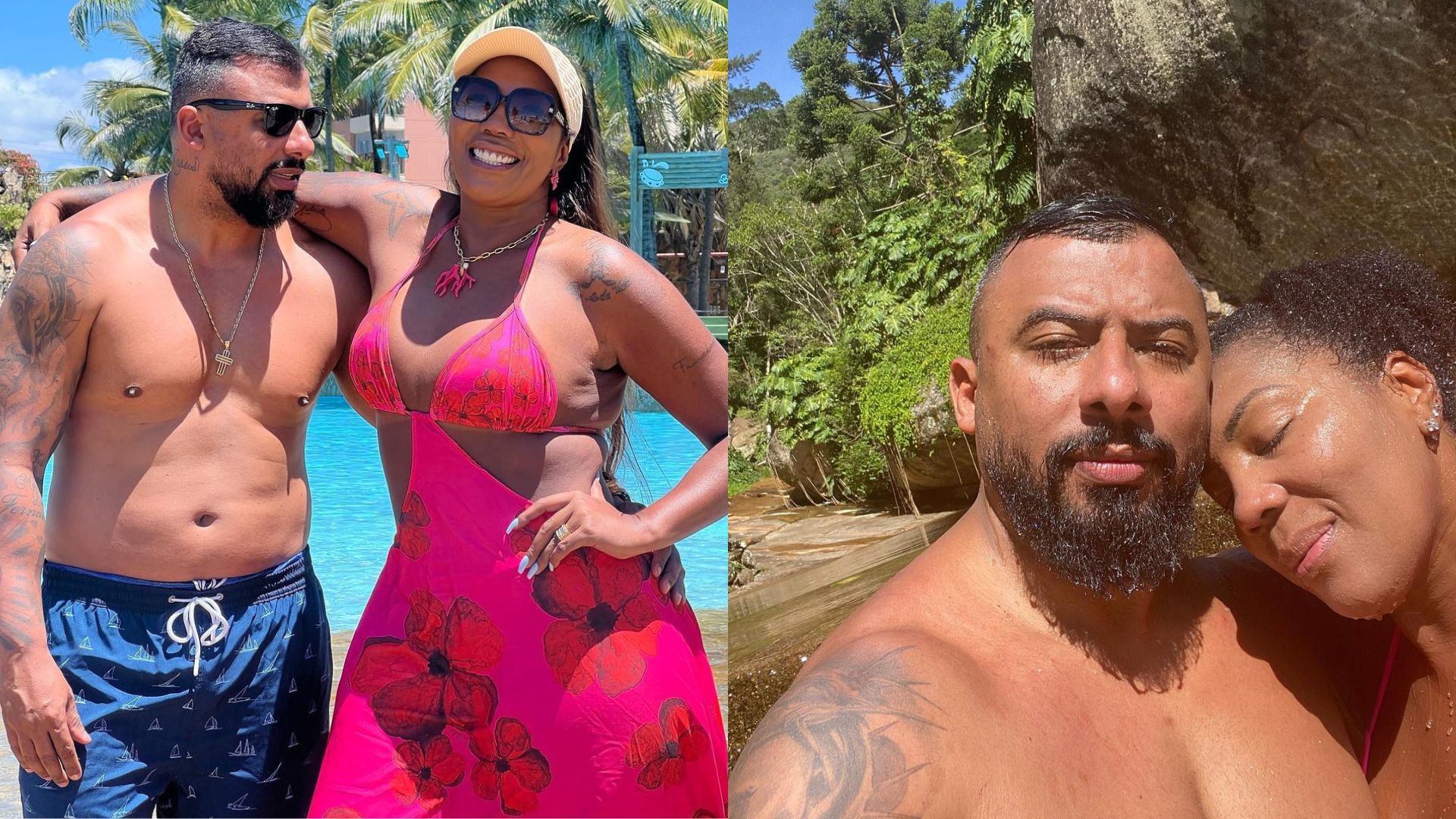 M&atilde;e e padrasto de Ludmilla