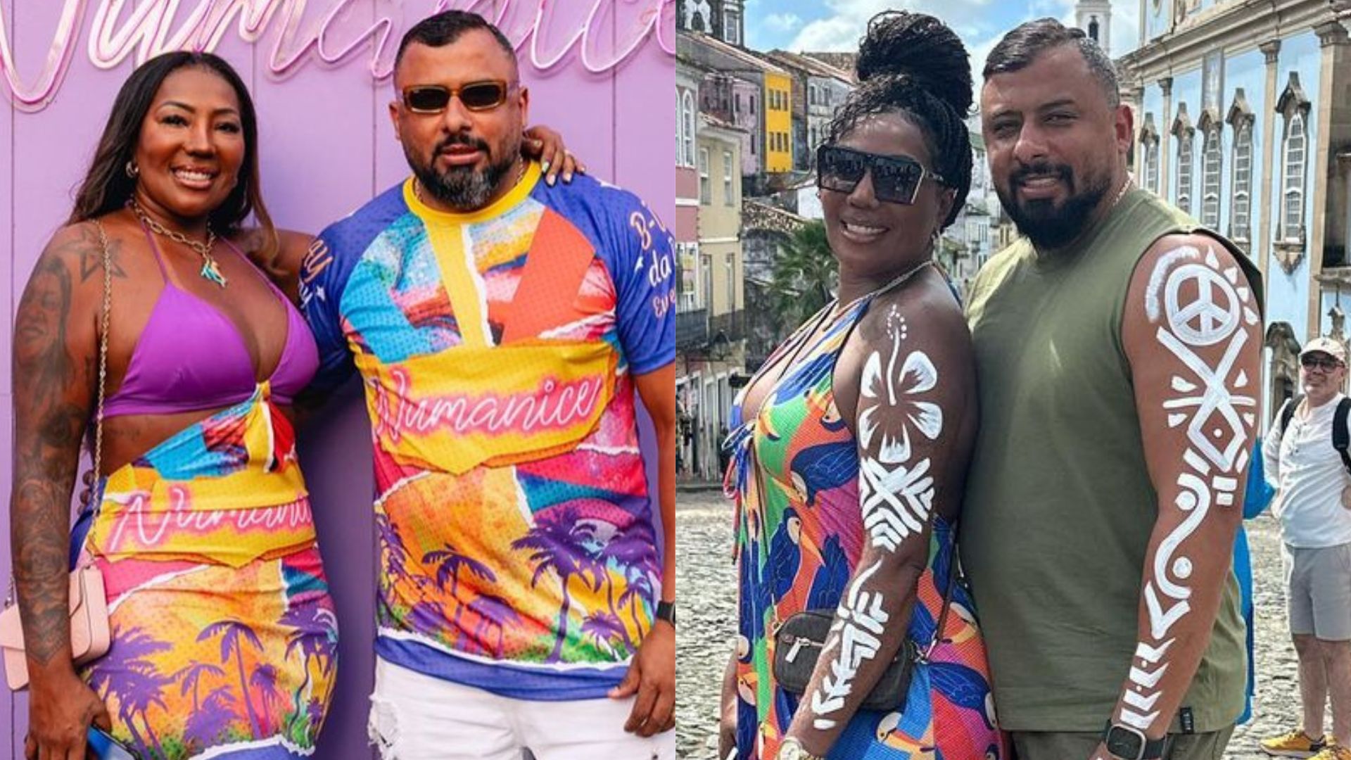 M&atilde;e e padrasto de Ludmilla