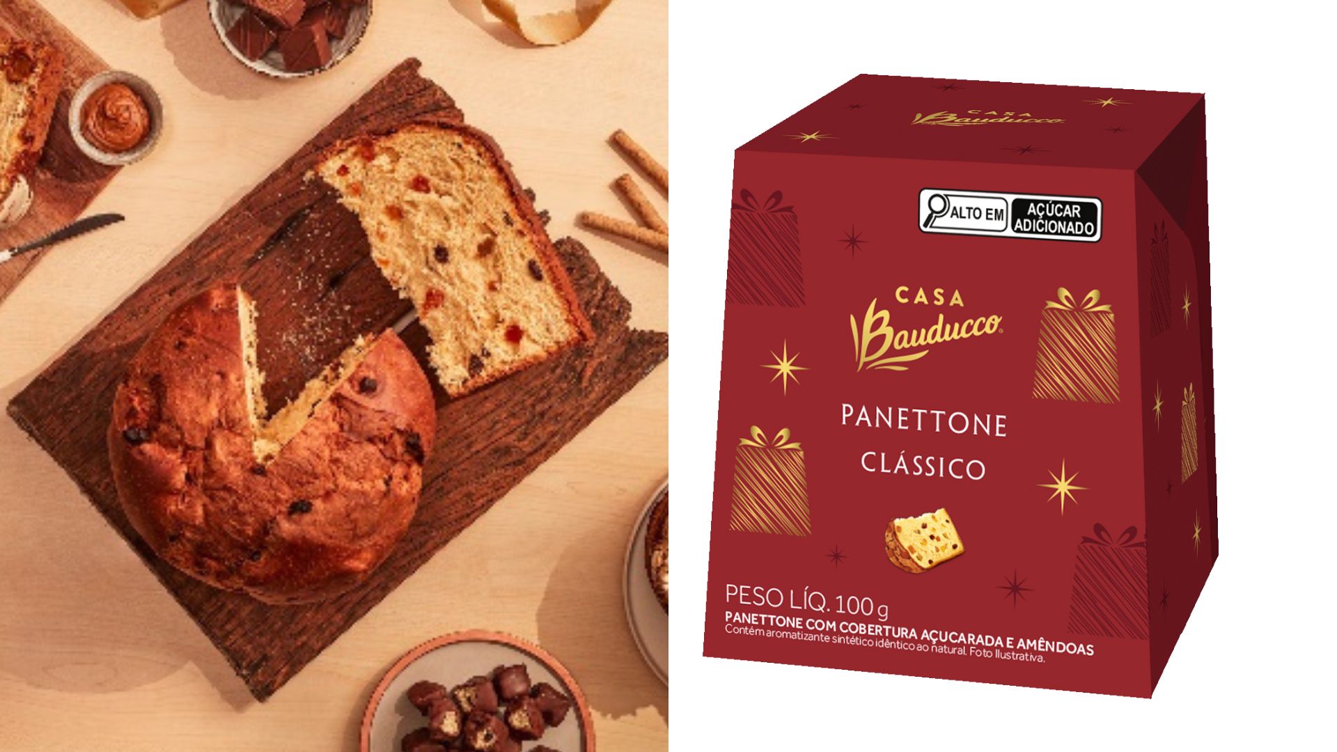 Panettone Cl&aacute;ssico, da Casa Bauducco