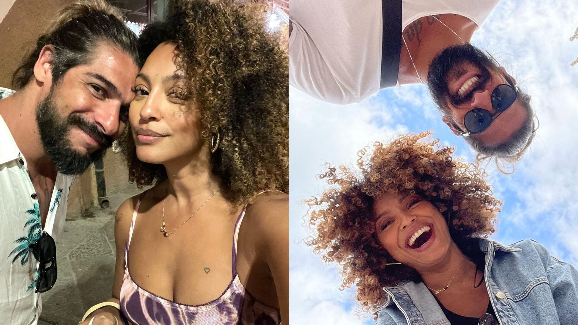 Sheron Menezzes e o marido, Saulo Bernard