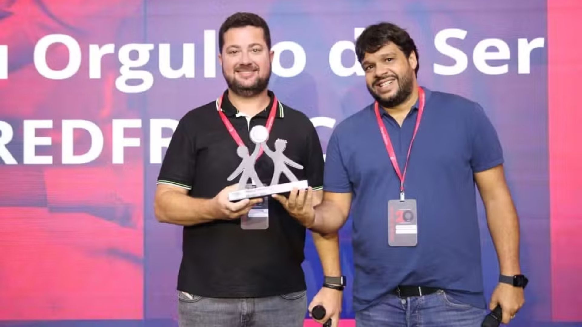 Andr&eacute; Amaral e Marc&iacute;lio Franco, s&oacute;cios na CredFranco e v&iacute;timas de queda de avi&atilde;o