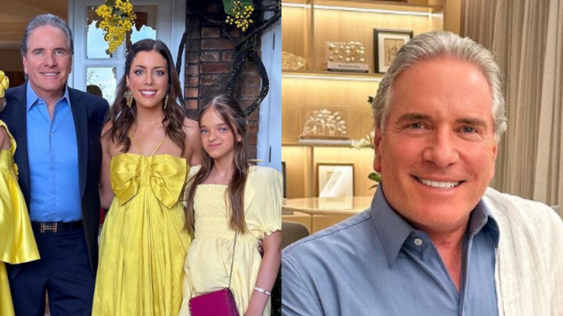 Fabiana Justus e o pai, Roberto Justus