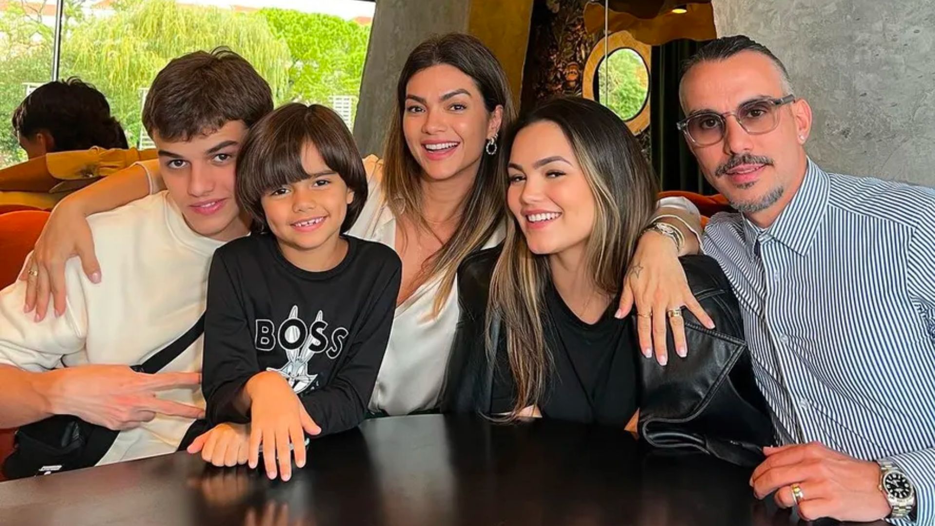 Kelly Key e os filhos