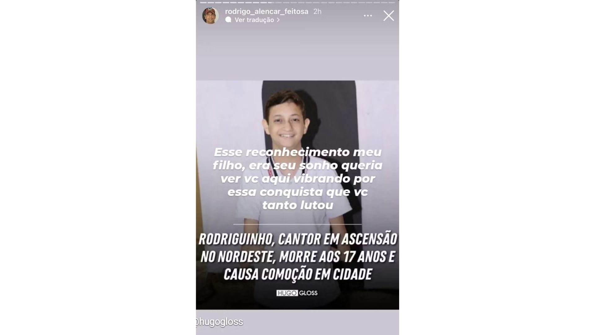 Pai de Rodriguinho Feitosa