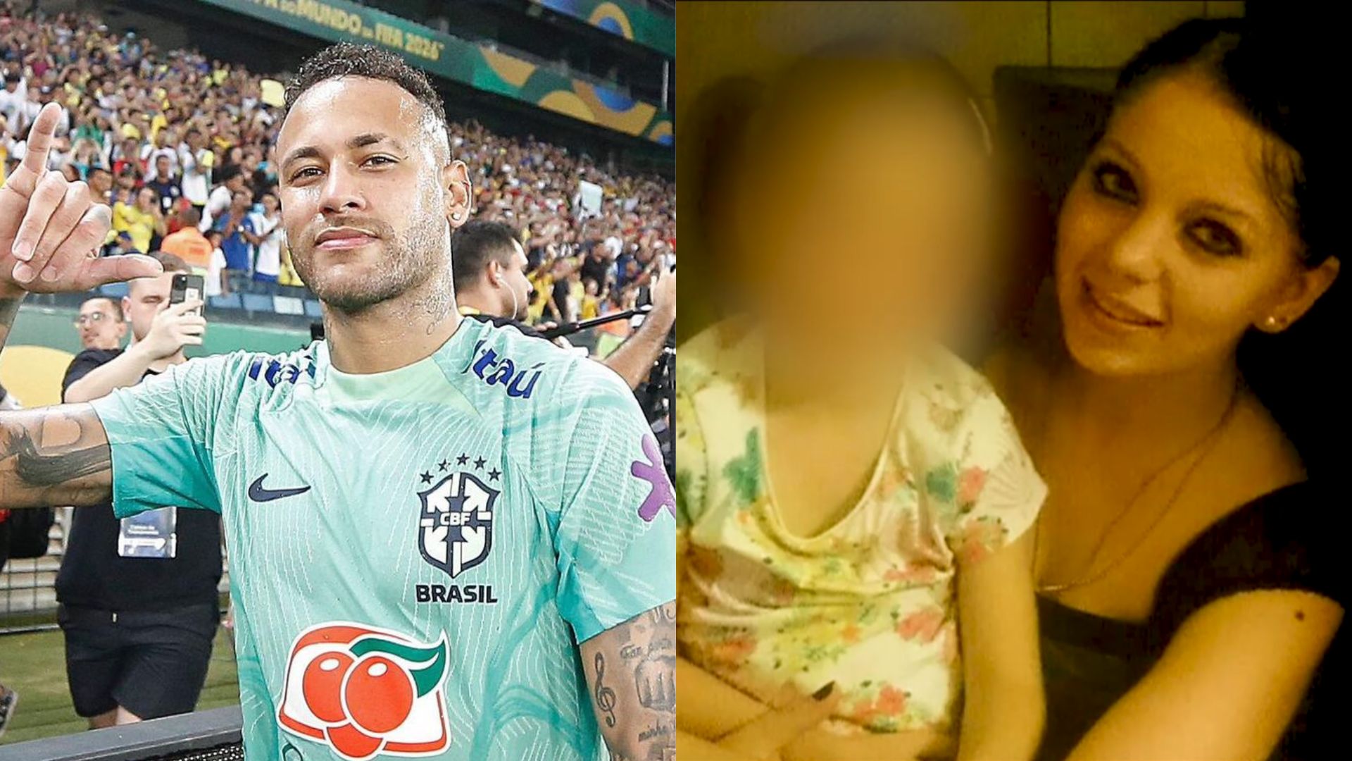 Neymar Jr., e m&atilde;e de suposta filha de 10 anos do jogador
