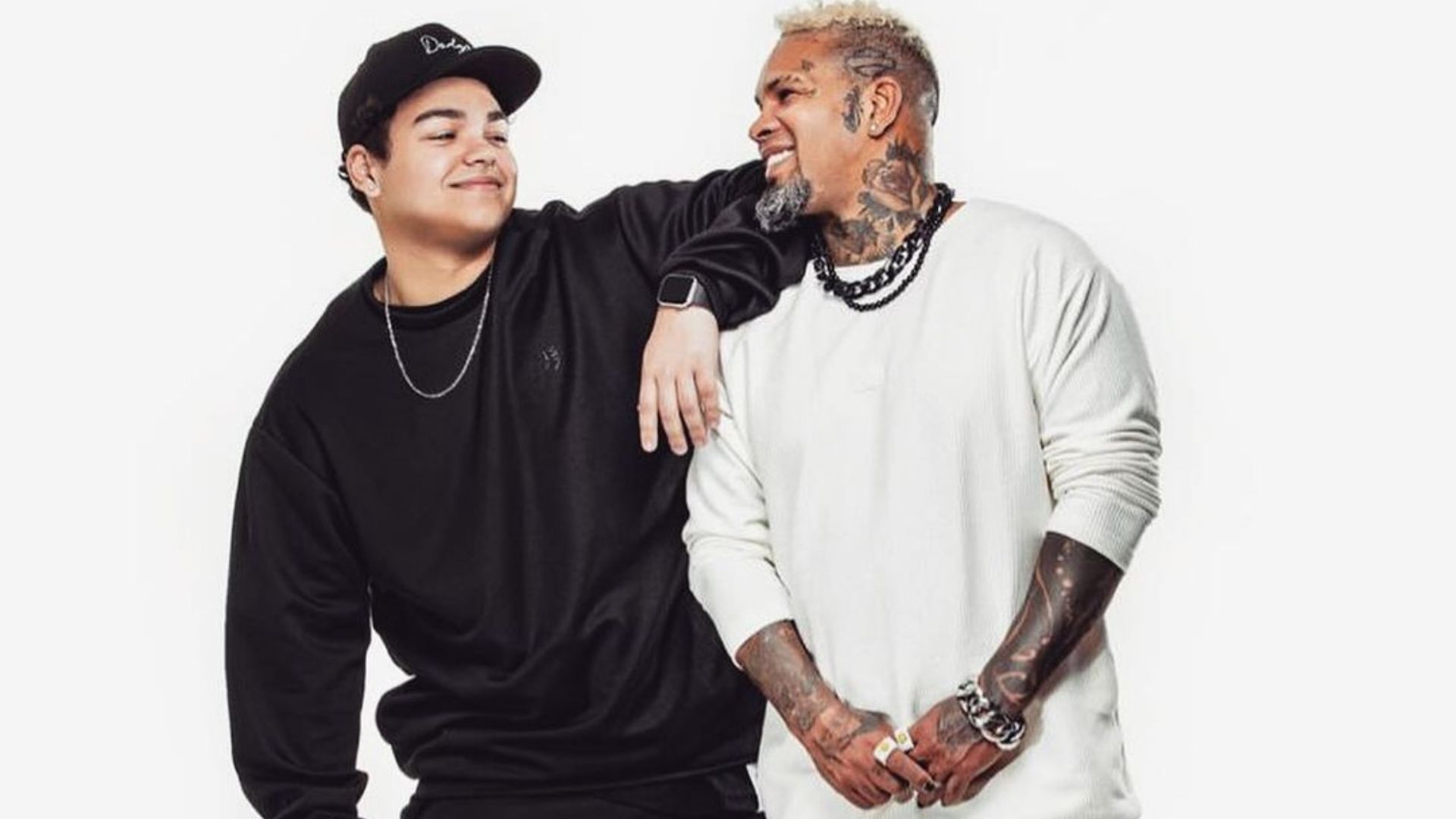 Rodrigo J&uacute;nior e o pai, Rodriguinho