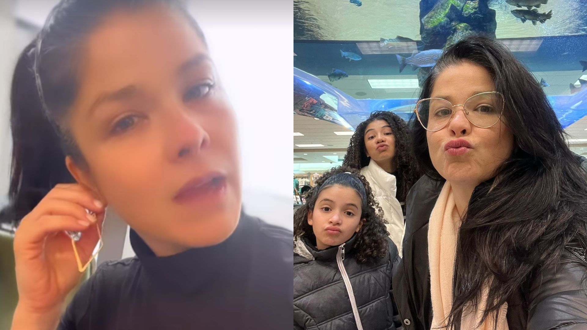 Samara Felippo e filhas