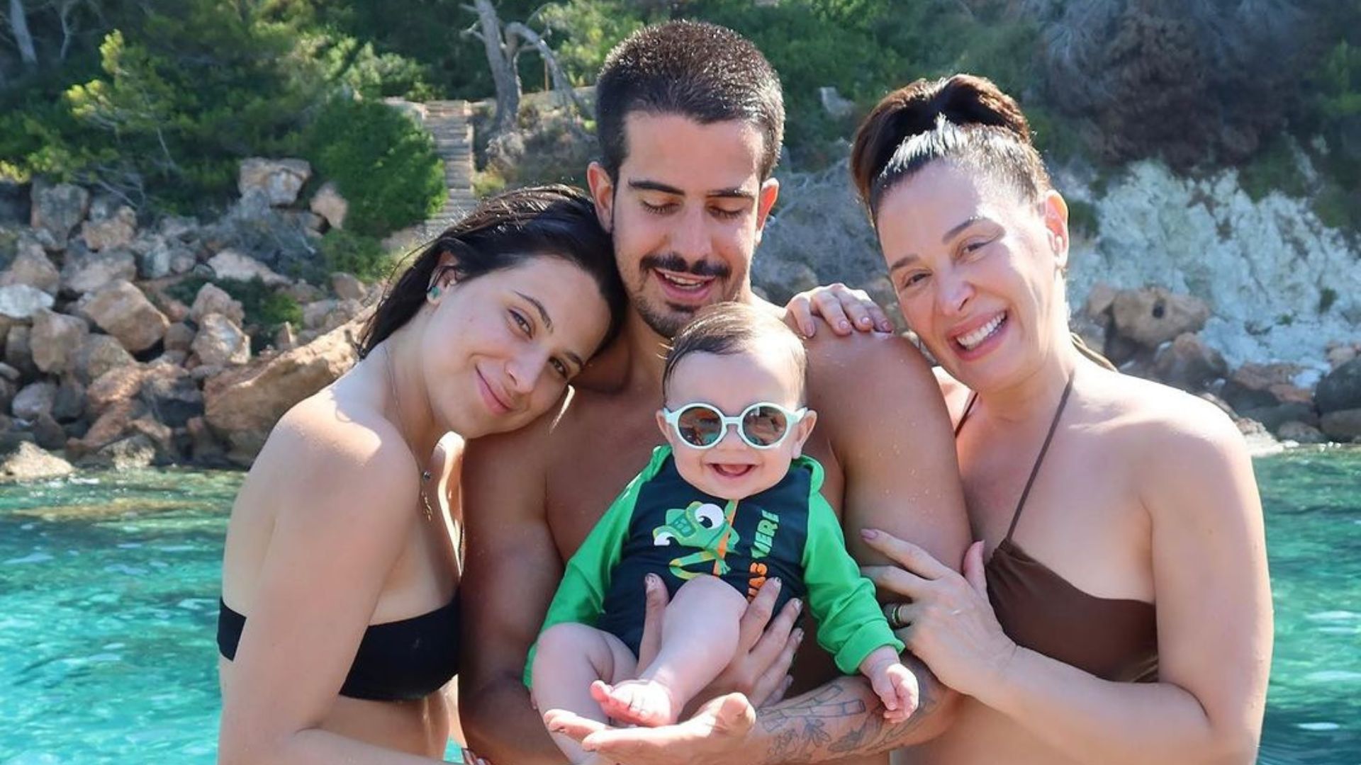 Sophia Raia, Enzo Celulari, Luca e Claudia Raia