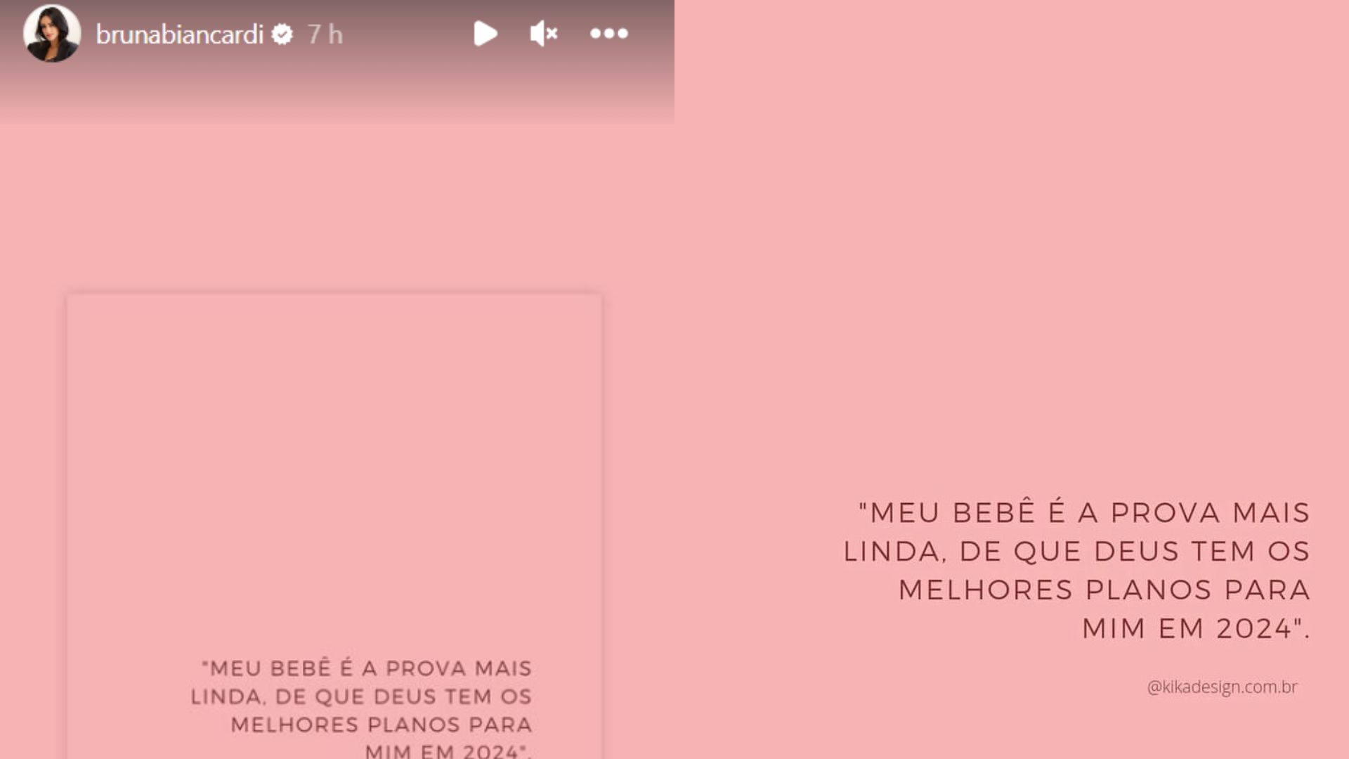 Stories de Bruna Biancardi