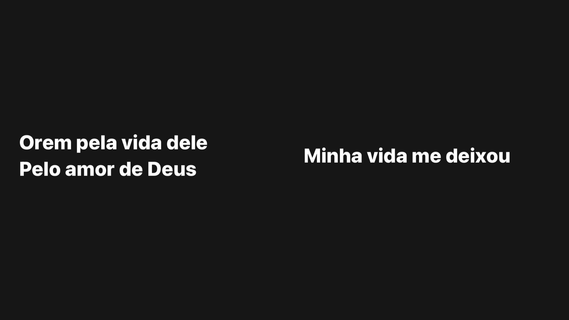 Stories de Francine Caroline, esposa do cantor sertanejo Jo&atilde;o Carreiro