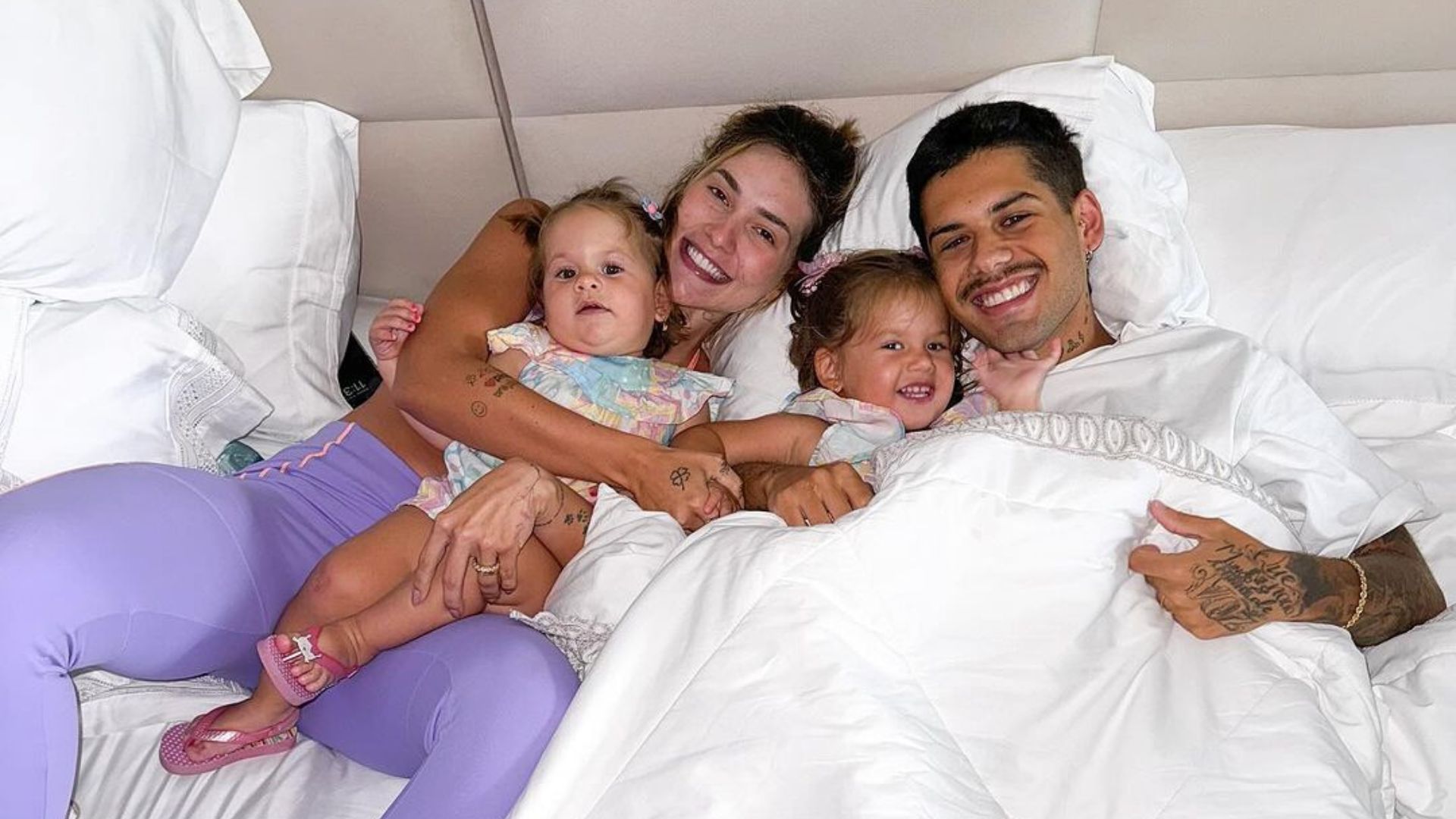 Virginia, Zé Felipe, Maria Alice, Maria Flor