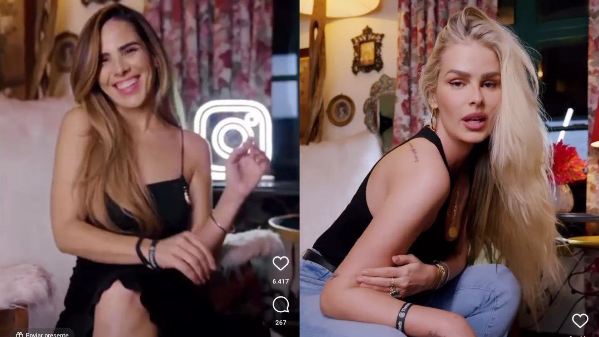 Wanessa Camargo e Yasmin Brunet no mesmo cen&aacute;rio