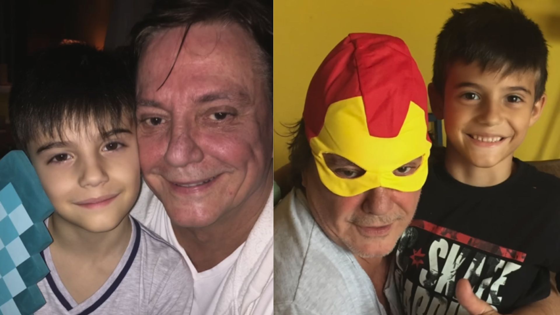 Fam&iacute;lia posando para foto 