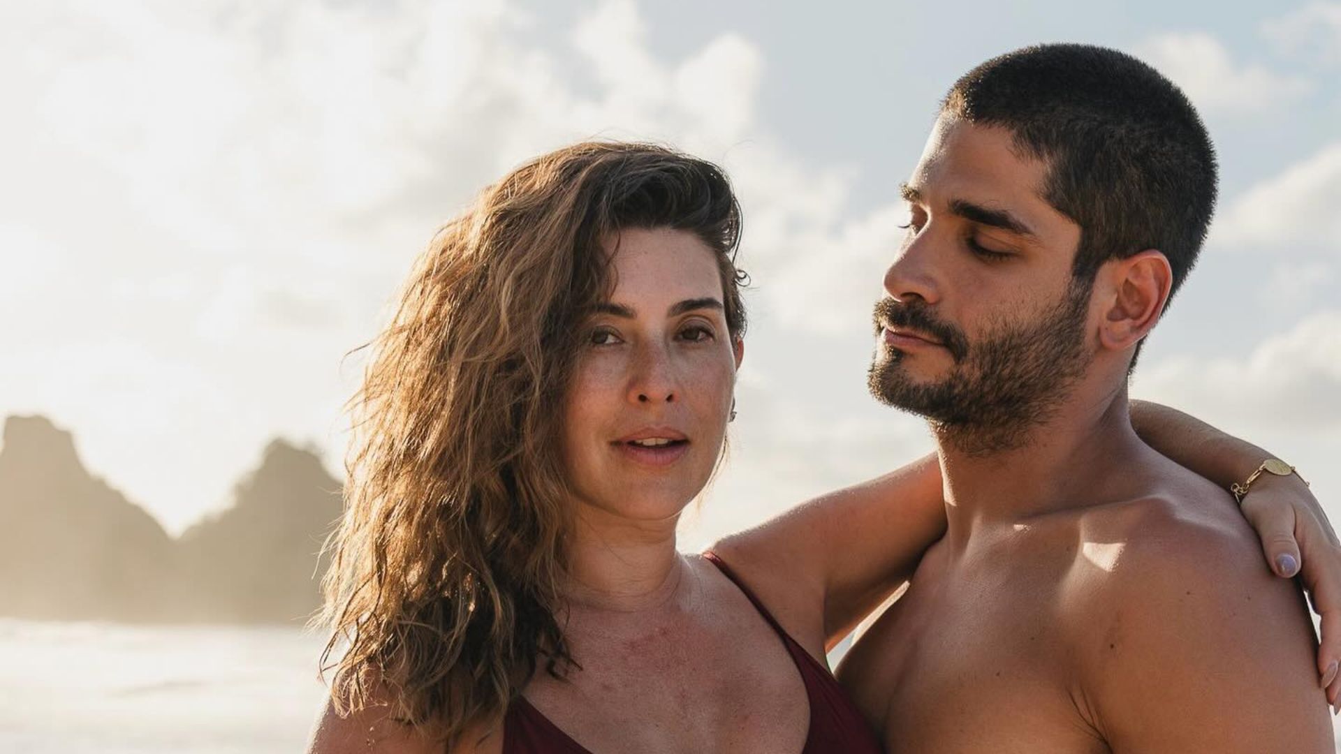 Fernanda Paes Leme e namorado