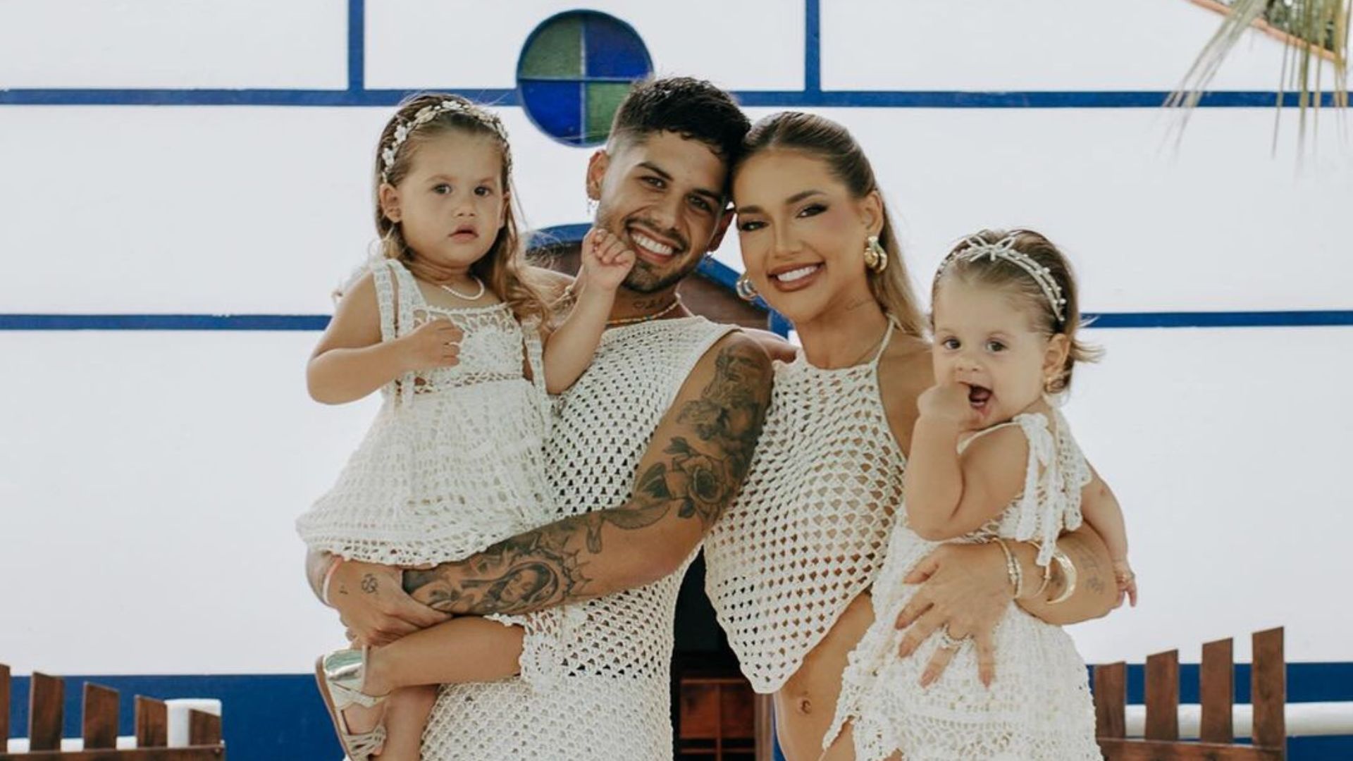 Virginia, Z&eacute; Felipe, Maria Flor e Maria Alice