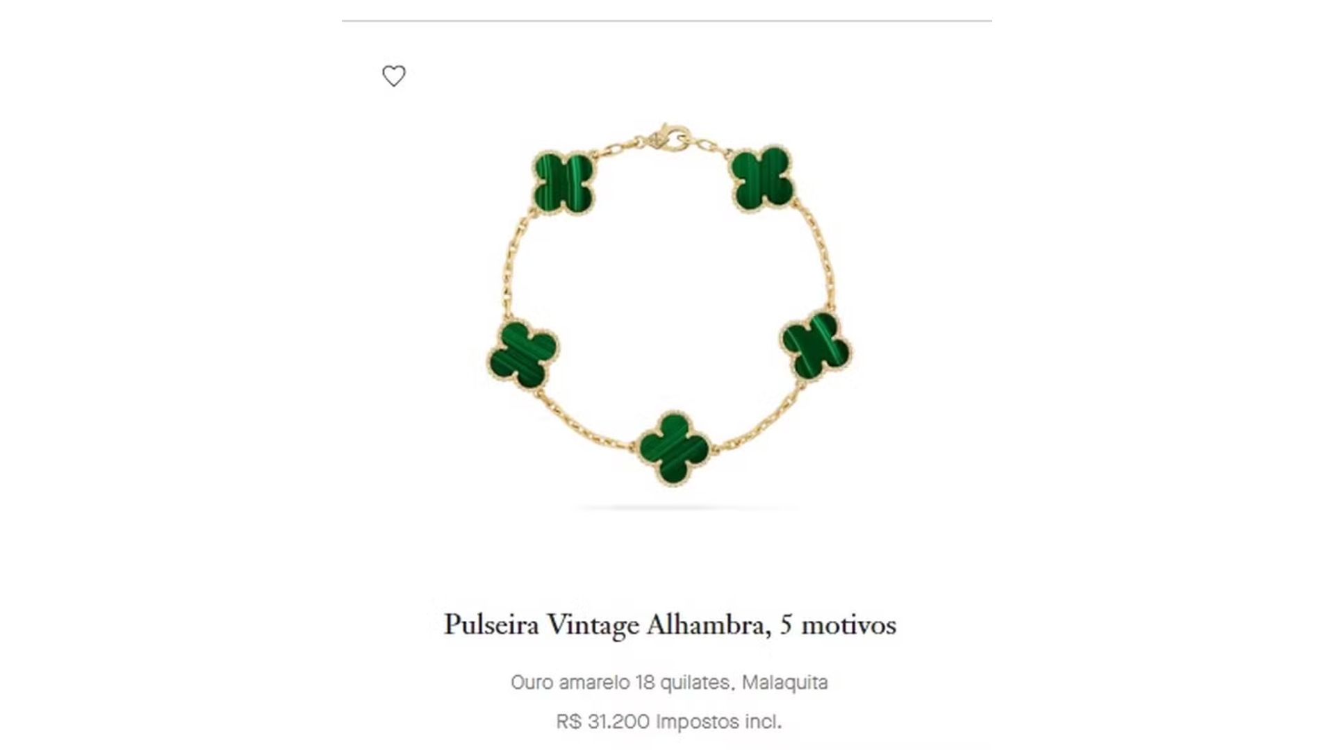 O acess&oacute;rio &eacute; de luxo