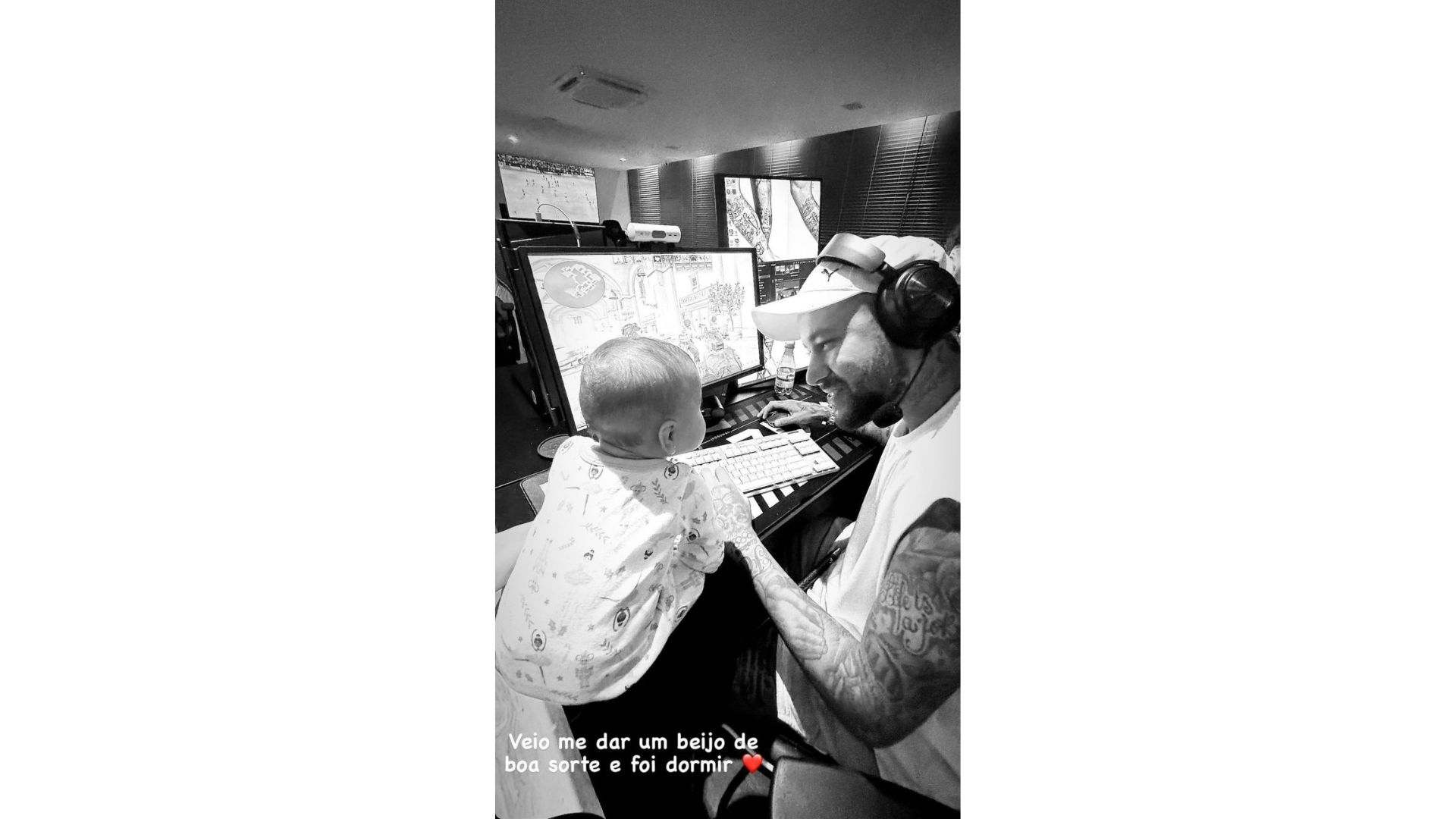 Neymar e a filha, Mavie