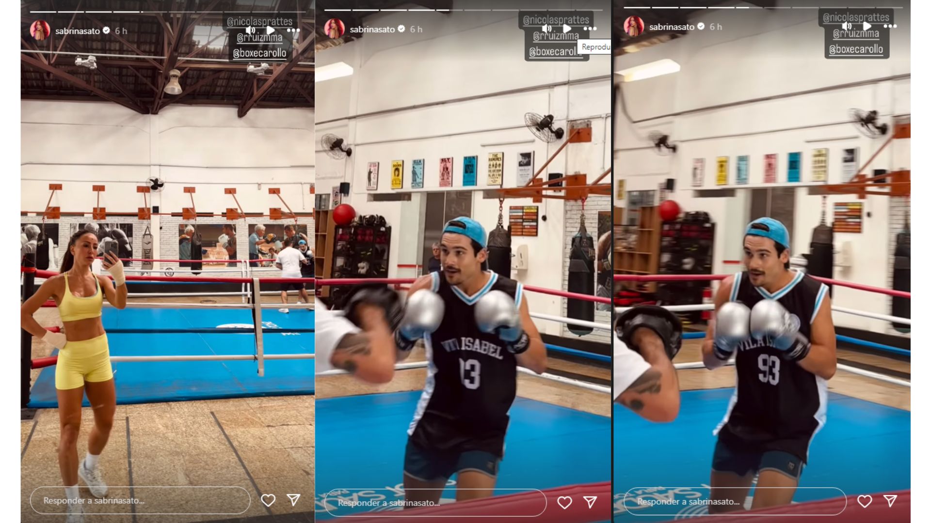 Nicolas Prattes e Sabrina Sato