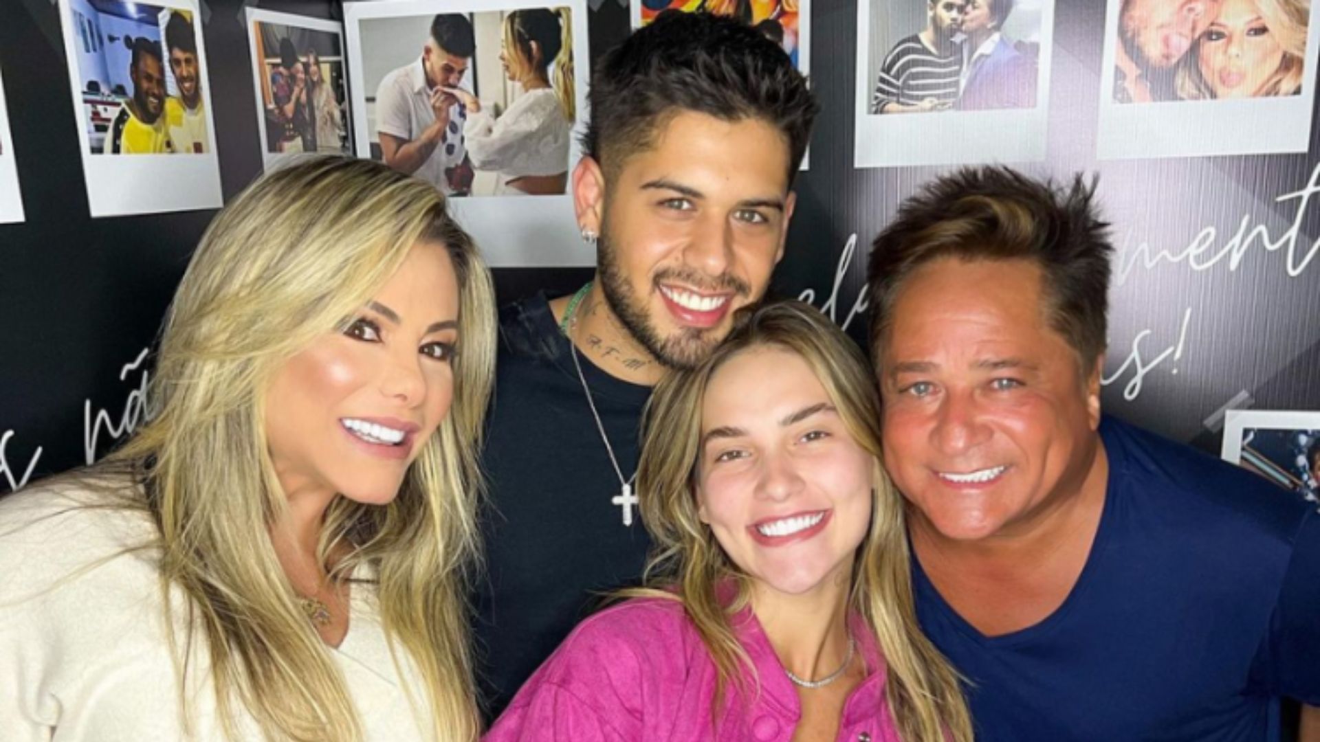 Poliana Rocha, Z&eacute; Felipe, Virginia e Leonardo