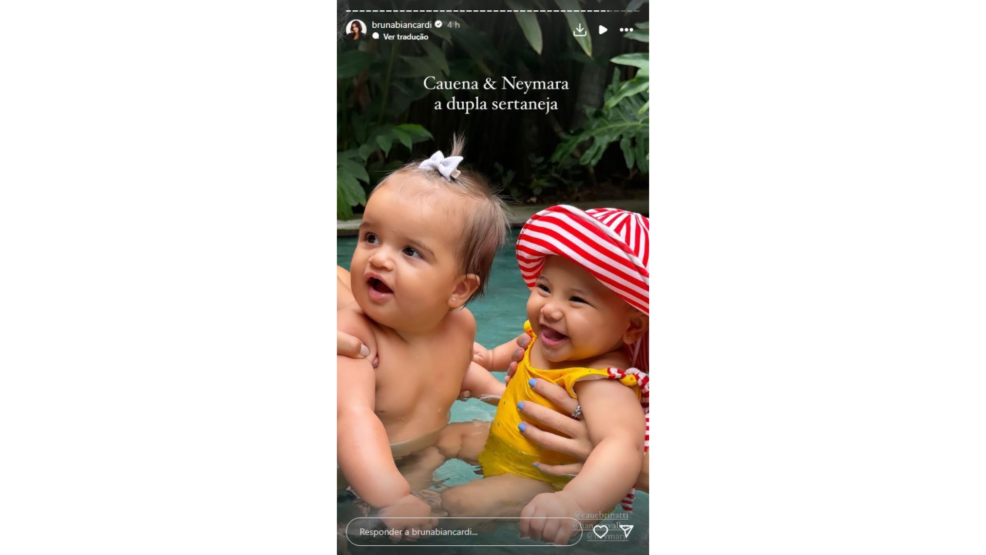 Filha de Neymar e Bruna Biancardi